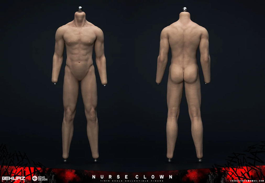 Pre-order 1/6 Ekuaz Studio EKS014F platinum silicone muscular body