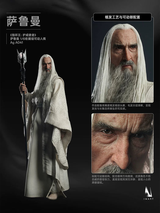 Pre-order 1/6 INART Ag A041 The Lord of the Rings: Saruman Action Figure