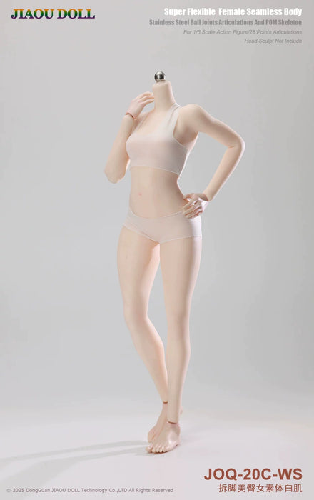 In-stock 1/6 JIAOU DOLLS JOQ-20C JOQ-20C Detachable Feet Muscular Female Body