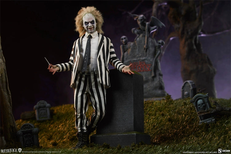 Pre-order 1/6 Sideshow 100490 Beetlejuice Action Figure