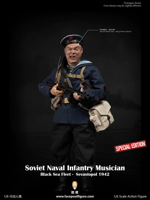Pre-order 1/6 Facepool FP021 Soviet Naval Infantry Musician – Black Sea Fleet