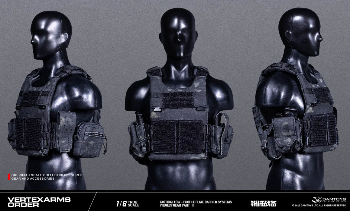 Pre-order 1/6 DAMTOYS VSF02A & VSF02B TACTICAL LOW - PROFILE PLATE CARRIER SYSTEMS
