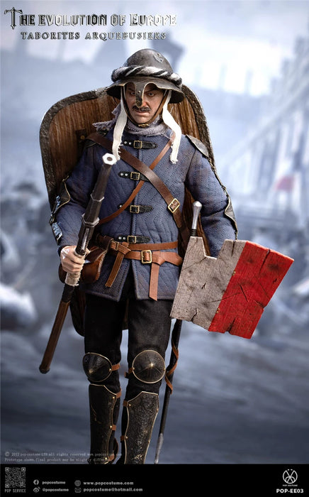 In-stock 1/6 POPTOYS EE03 Taborites Hussite Wars 1420 Arquebusiers