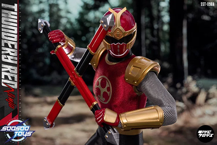Pre-order 1/6 Soosootoys SST-098AB Thundery Red&Blue Ninja Action Figure