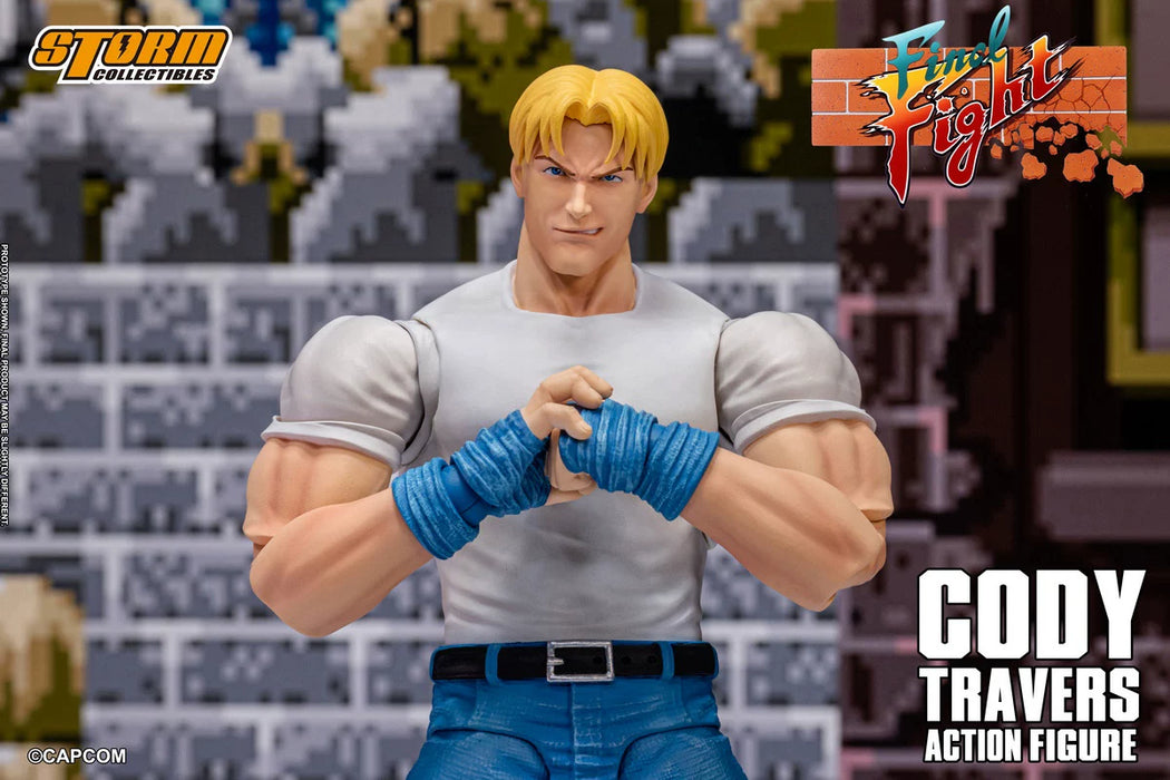 Pre-order 1/12 Storm Collectibles CAFF02 CODY TRAVERS - FINAL FIGHT ACTION FIGURE