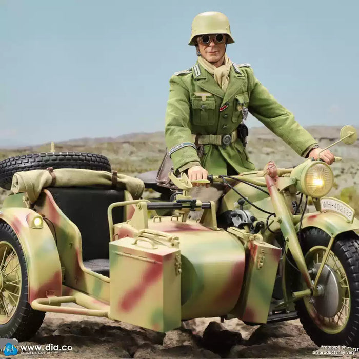 Pre-order 1/6 DID E60075 German Zündapp KS 750 Motorcycle with sidecar