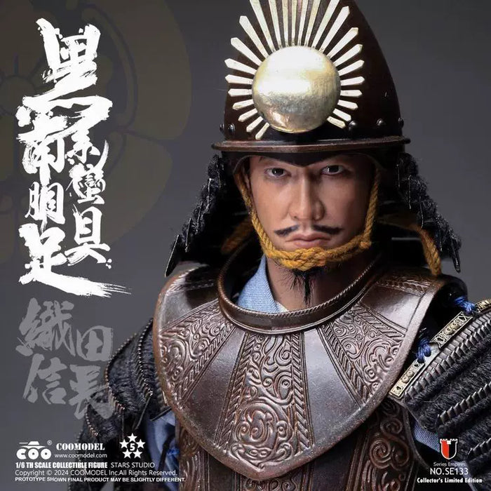 Pre-order 1/6 COOMODEL BLACK EURO-STYLE SAMURAI ARMOR - ODA NOBUNAGA SE132 / SE133