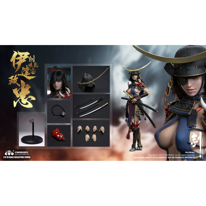 Pre-order 1/6 COOMODEL SW001 SWORDS OF CHAOS - DATE MASAMUNE（Warrior Maiden Edition）