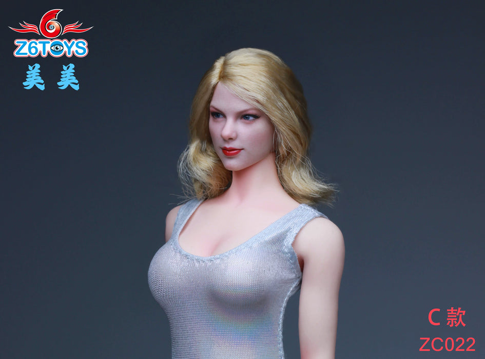 Pre-order 1/6 Z6TOYS ZC022 Female Head Sculpt