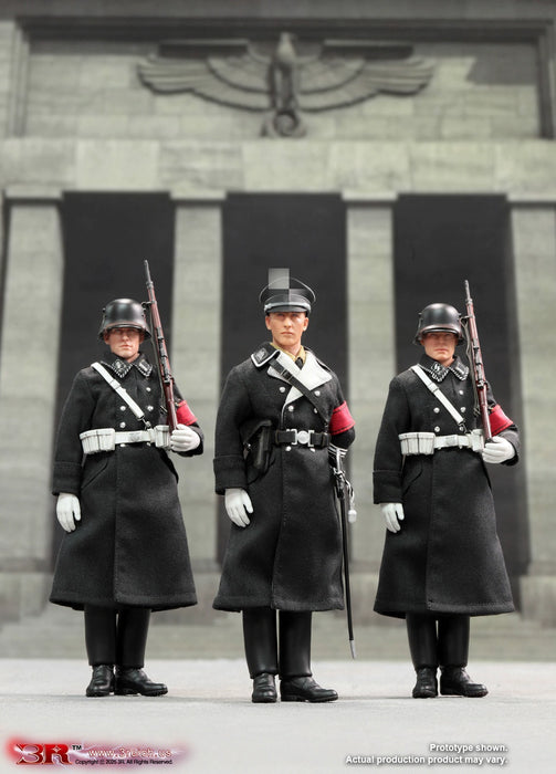 Pre-order 1/12 3R TG80007 Mini Reich Series - WWII German SS Honor Guard Action Figure