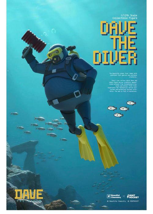 Pre-order 1/12 Underverse BC202526 DAVE THE DIVER Action Figure