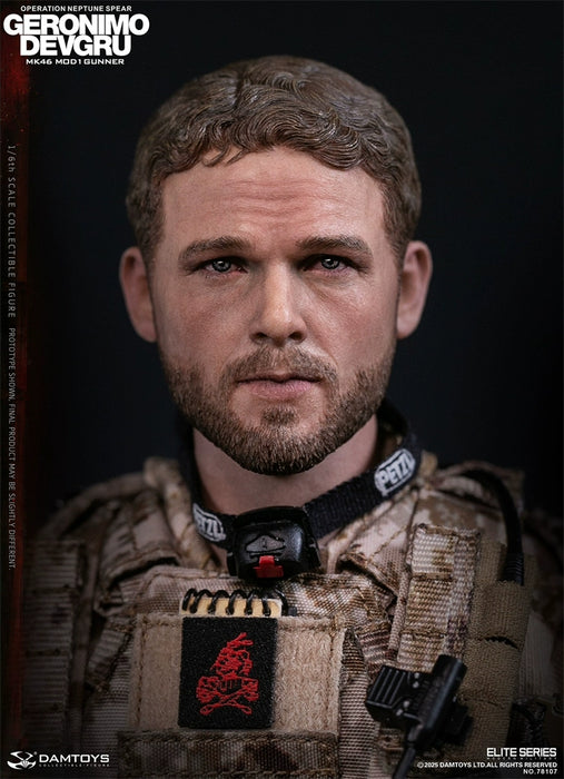 Pre-order 1/6 DAMTOYS 78107 DEVGRU Operation Neptune Spear “GERONIMO”MK46 MOD1 GUNNER