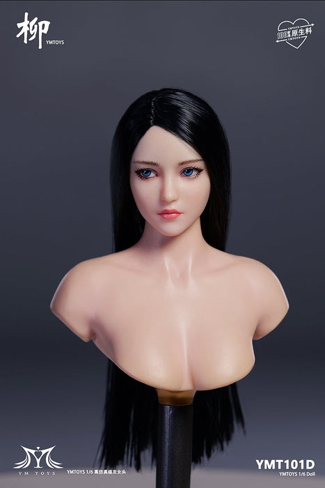 In-stock 1/6 YMTOYS YMT101 Liu Female Head Sculpt H#pale