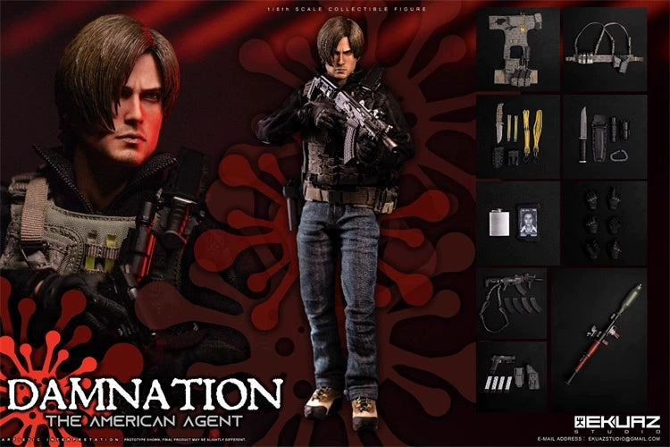 Pre-order 1/6 Ekuaz Studio EKS09 Damnation - The American Agent