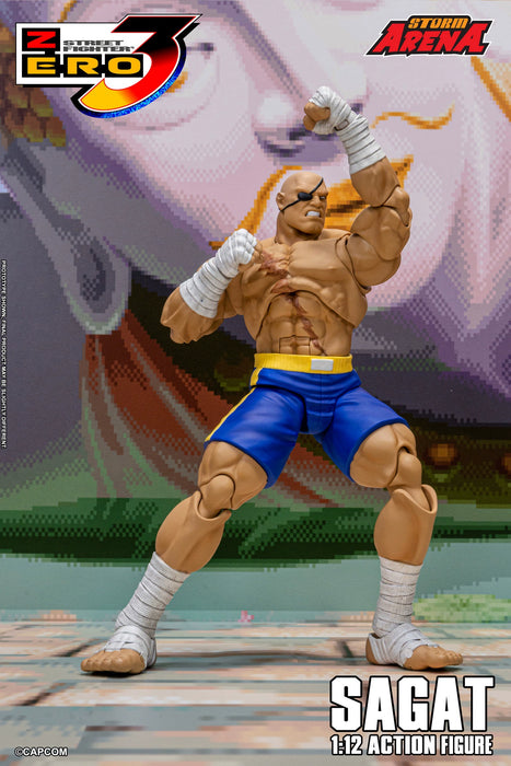 Pre-order 1/12 Storm Collectibles SFSA03 SAGAT - Street Fighter ZERO 3 "STORM ARENA"