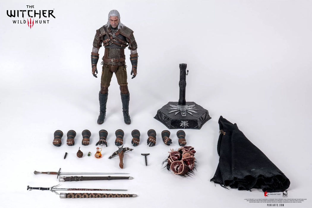 Pre-order 1/6 PureArts PA010TW The Witcher 3: Wild Hunt Geralt of Rivia Action Figure