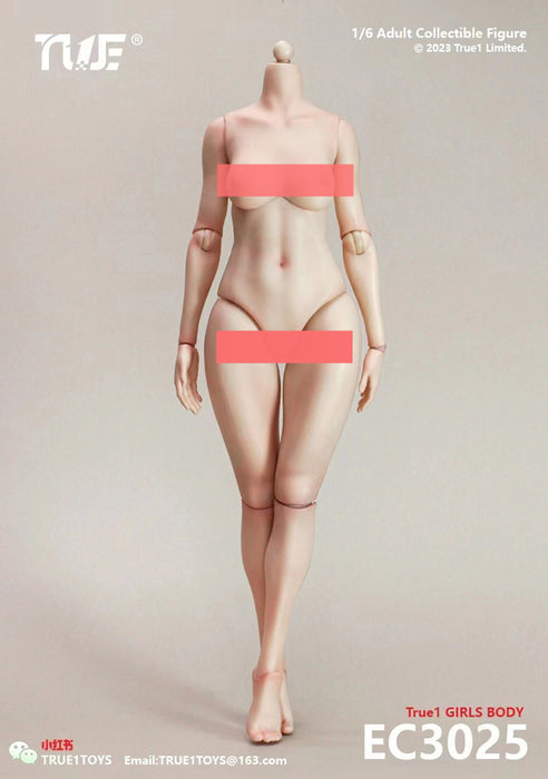 Pre-order 1/6 True1Toys EC3025/EC3026 Peaches Buttocks Female Body