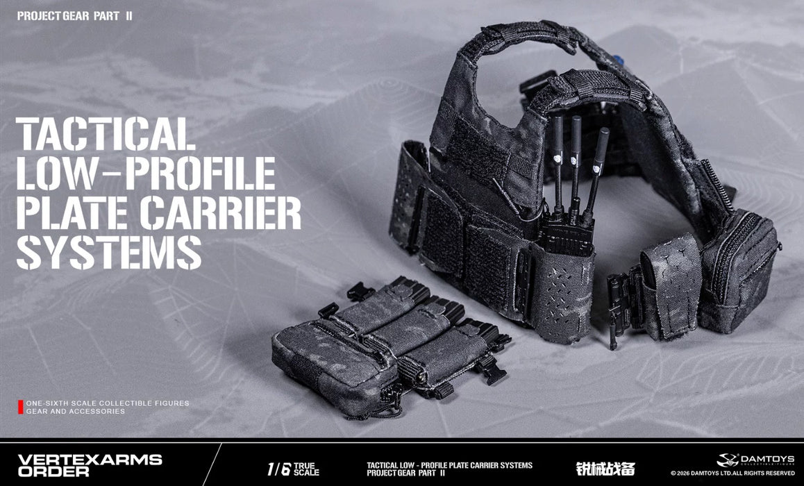 Pre-order 1/6 DAMTOYS VSF02A & VSF02B TACTICAL LOW - PROFILE PLATE CARRIER SYSTEMS