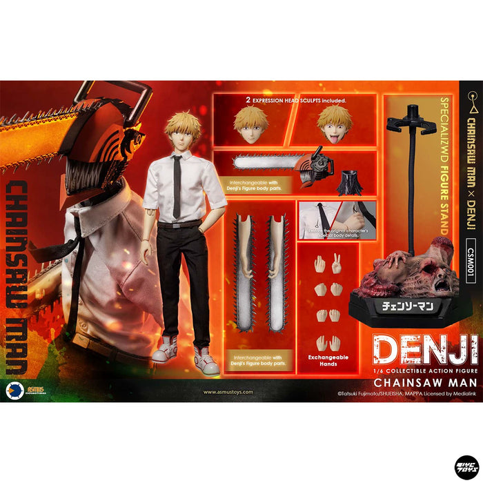 Pre-order 1/6 ASMUS TOYS CSM001 Chainsaw Man Denji Action Figure