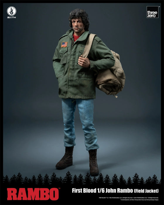 Pre-order 1/6 THREE ZERO 3Z0553 John Rambo (Field Jacket) Action Figure
