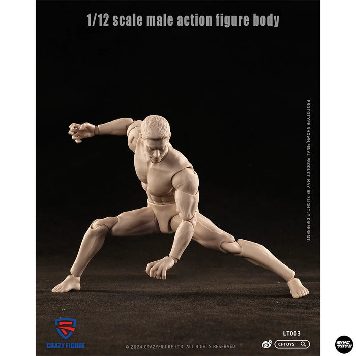 Pre-order 1/12 Crazy Figure LT003 Male Body Figure