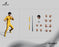 Pre-order 1/12 INART GY-A036 Bruce Lee (Yellow Jumpsuit) & GY-A037 Bruce Lee (Kung Fu Outfit)