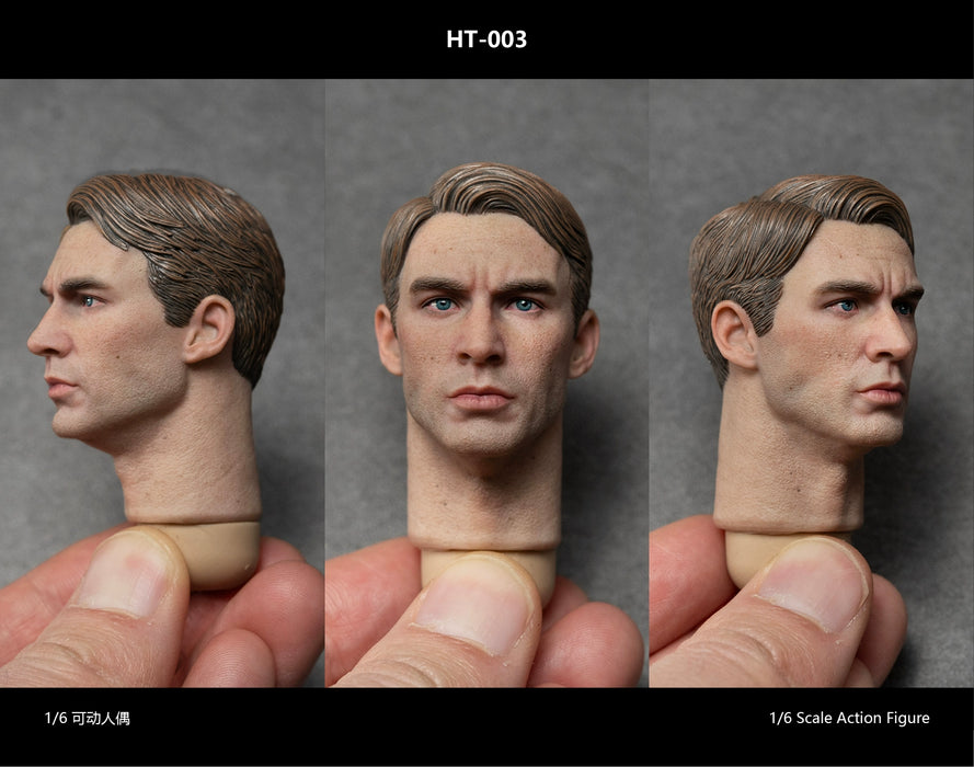 Pre-order 1/6 Facepool HT003 Legendary Captain WWⅡ Head Sculpt