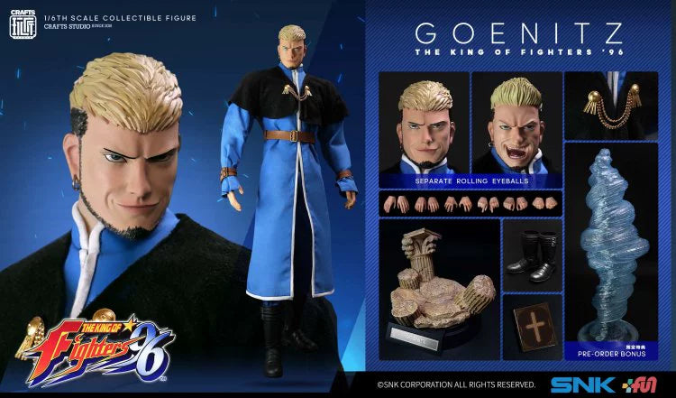 Pre-order 1/6 Craft Studio CS-022 KOF 96' Goenitz Action Figure