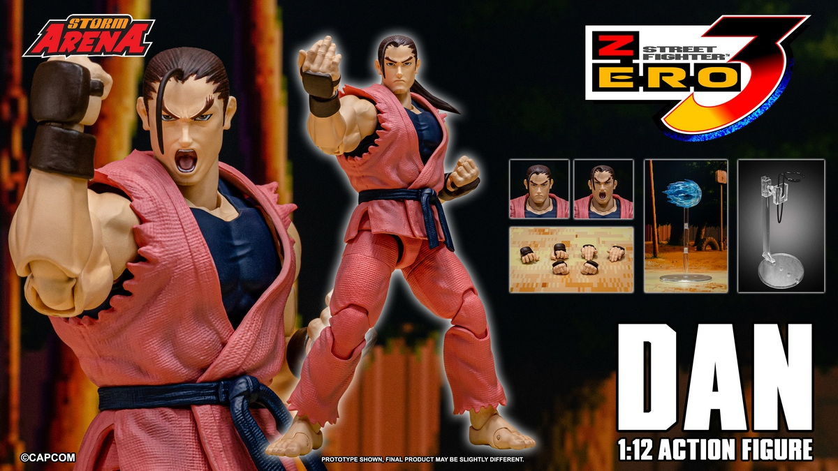 Pre-order 1/12 Storm Collectibles SFSA04 DAN - STREET FIGHTER ZERO 3 "STORM ARENA"