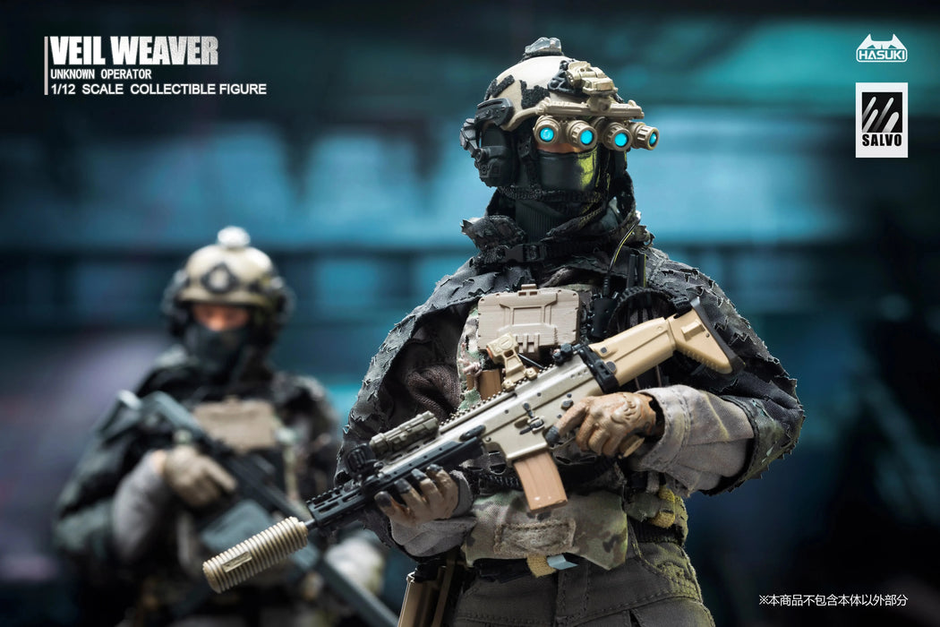 Pre-order 1/12 HASUKI SA04 Black Ops Night Weaver Series Action Figure