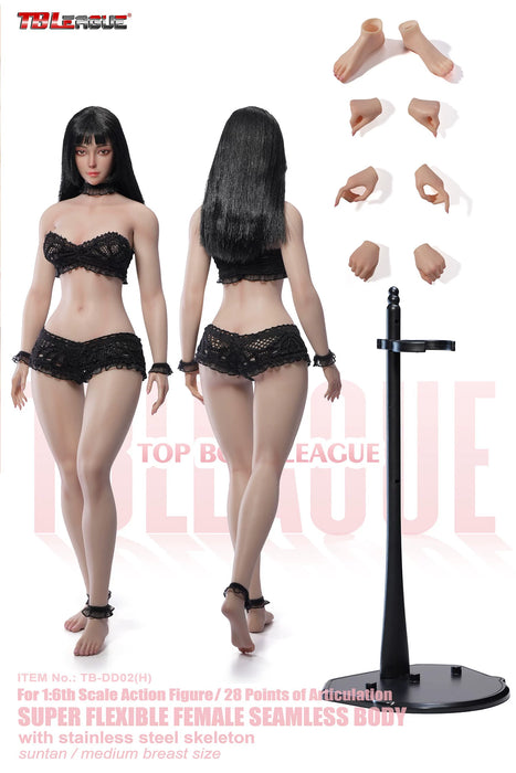 Pre-order 1/6 TBLeague TB-DD01(H) &02(H) female seamless body with head sculpt