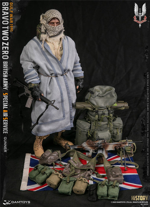 In-stock 1/6 DAMTOYS 78099 Bravo Two Zero British SAS Gunner