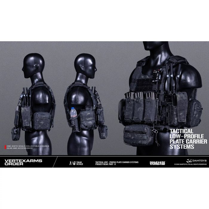Pre-order 1/6 DAMTOYS VSF02A & VSF02B TACTICAL LOW - PROFILE PLATE CARRIER SYSTEMS