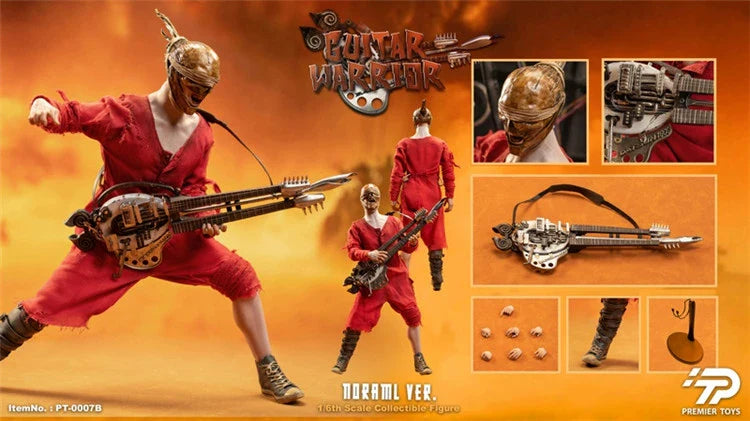 In-stock 1/6 Premier Toys PT0007B Guitar Warrior (Standard Ver.) Figure