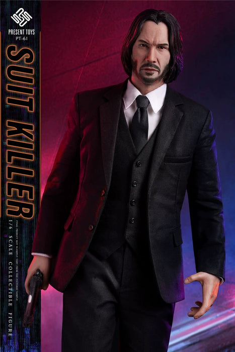 In-stock 1/6 Present Toys SP61 Suited Killer Action Figure