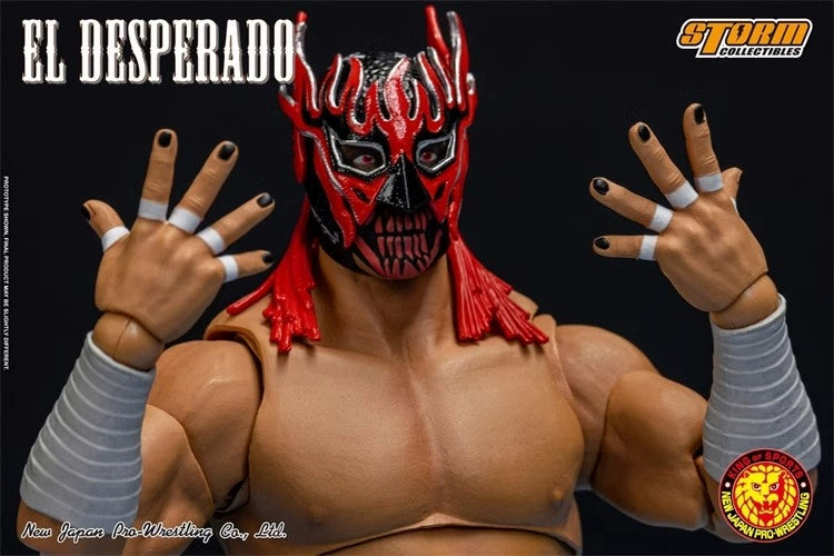 Pre-order 1/12 Storm Collectibles NJED01 EL DESPERADO (Red Mask Version)