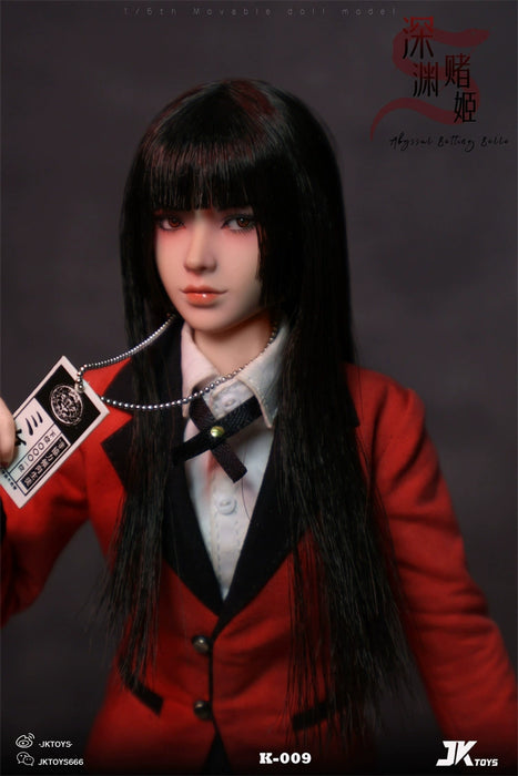 Pre-order 1/6 JKTOYS K-009 Abyssal Betting Belle Yumeko Cosplay Figure