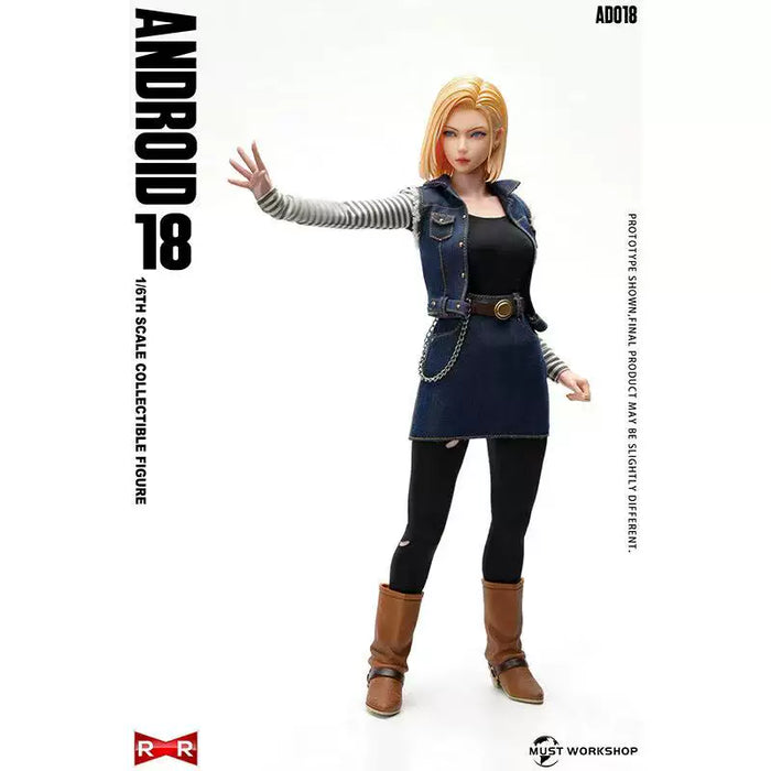 Pre-order 1/6 MUST WORKSHOP AD018 Cyborg Blonde Female Warrior Action Figure