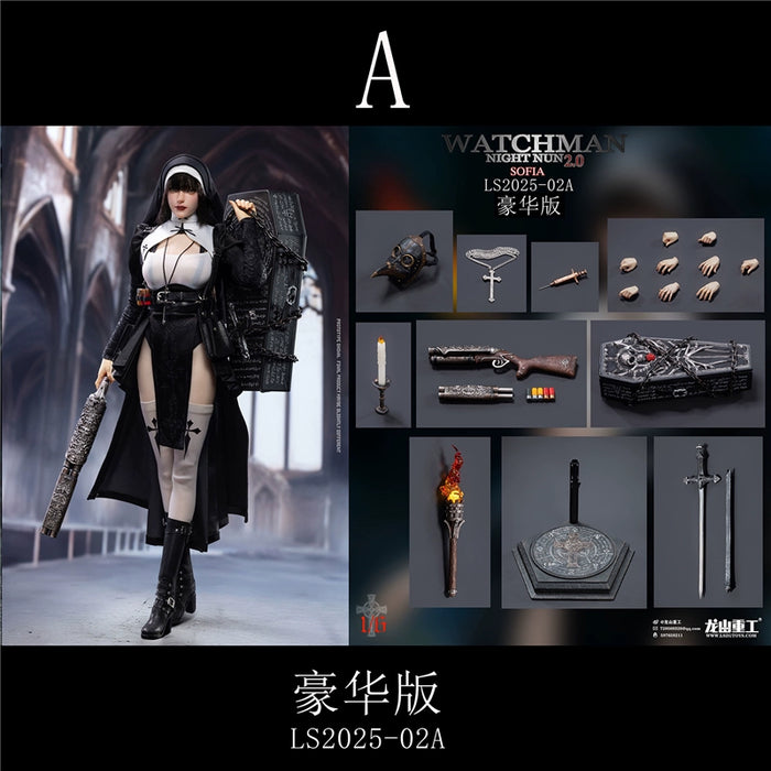 Pre-order 1/6 Longshan Heavy Industry  LS2025-02 Night Nun Sofia Action Figure