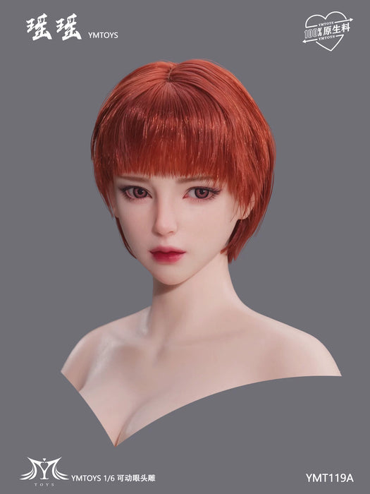 Pre-order 1/6 YMTOYS YMT119 Movable Eye Asian Female Head Sculpt - Yumo