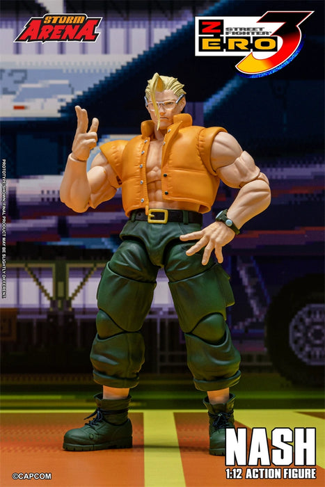 Pre-order 1/12 Storm Collectibles SFSA05 NASH - STREET FIGHTER 3 ZERO STROM ARENA