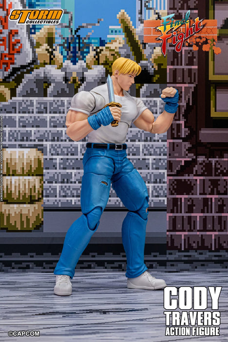 Pre-order 1/12 Storm Collectibles CAFF02 CODY TRAVERS - FINAL FIGHT ACTION FIGURE