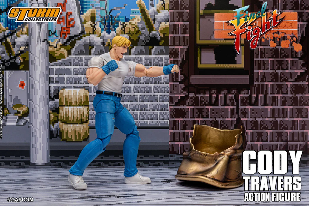 Pre-order 1/12 Storm Collectibles CAFF02 CODY TRAVERS - FINAL FIGHT ACTION FIGURE