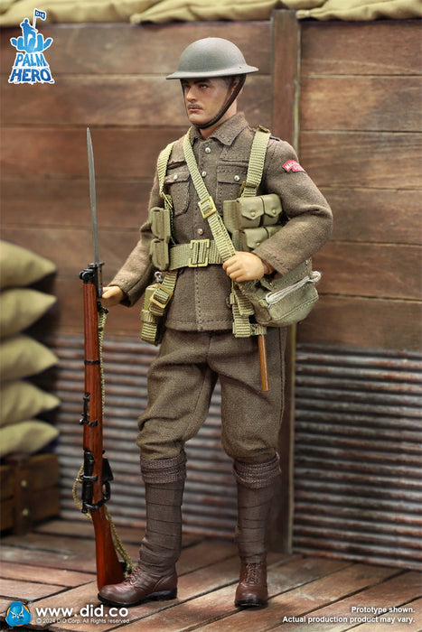 Pre-order 1/12 DID XB80028 WWI British Infantry – Albert Brown Action Figure