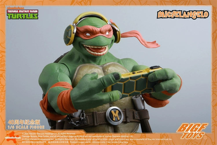 Pre-order 1/6 BIGFTOYS BIGF-004 TMNT Michelangelo Action Figure