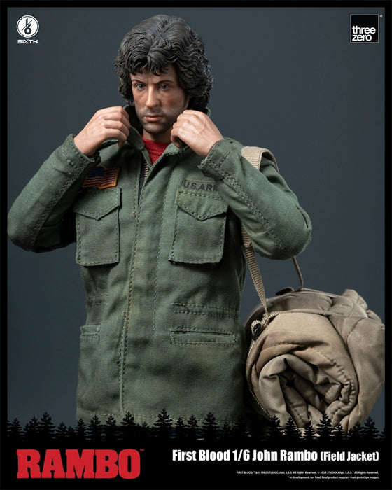 Pre-order 1/6 THREE ZERO 3Z0553 John Rambo (Field Jacket) Action Figure