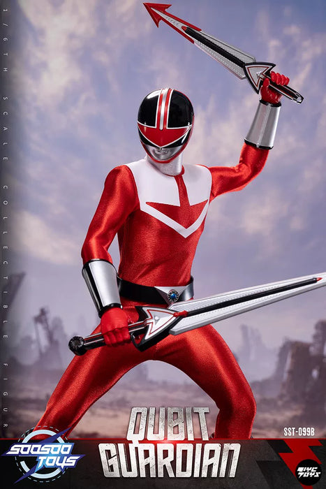 Pre-order 1/6 Soosootoys SST-099AB Red time Guardian & Qubit Guardian Action Figure