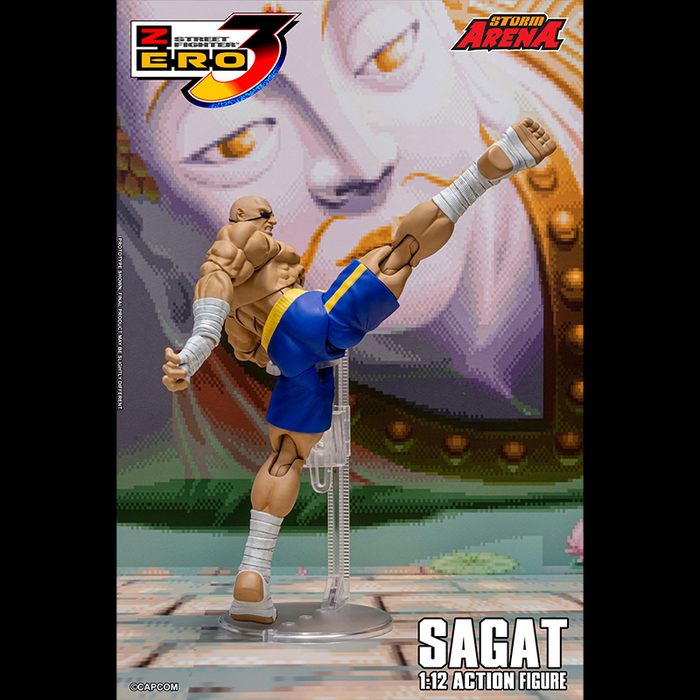 Pre-order 1/12 Storm Collectibles SFSA03 SAGAT - Street Fighter ZERO 3 "STORM ARENA"