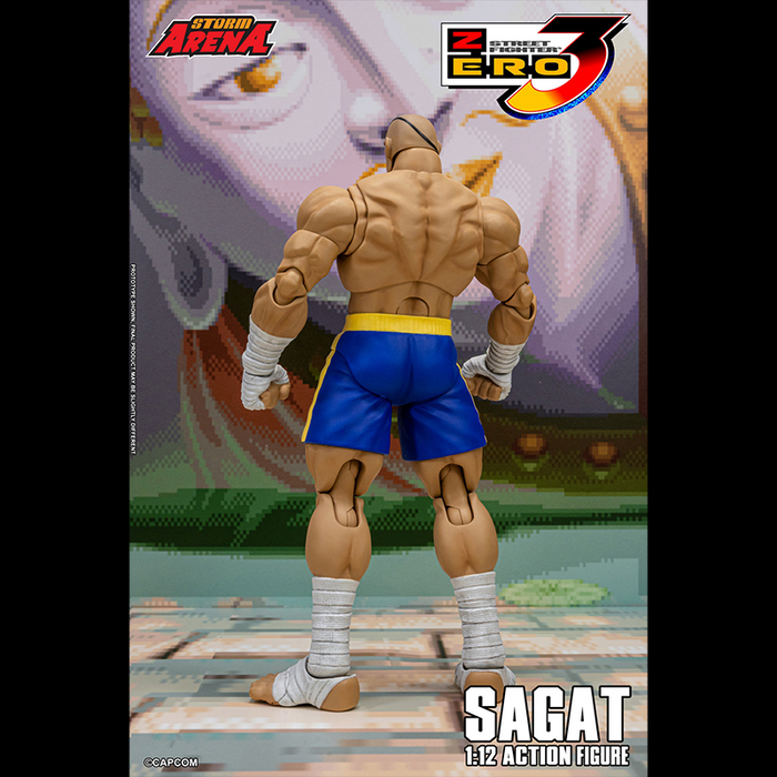 Pre-order 1/12 Storm Collectibles SFSA03 SAGAT - Street Fighter ZERO 3 "STORM ARENA"