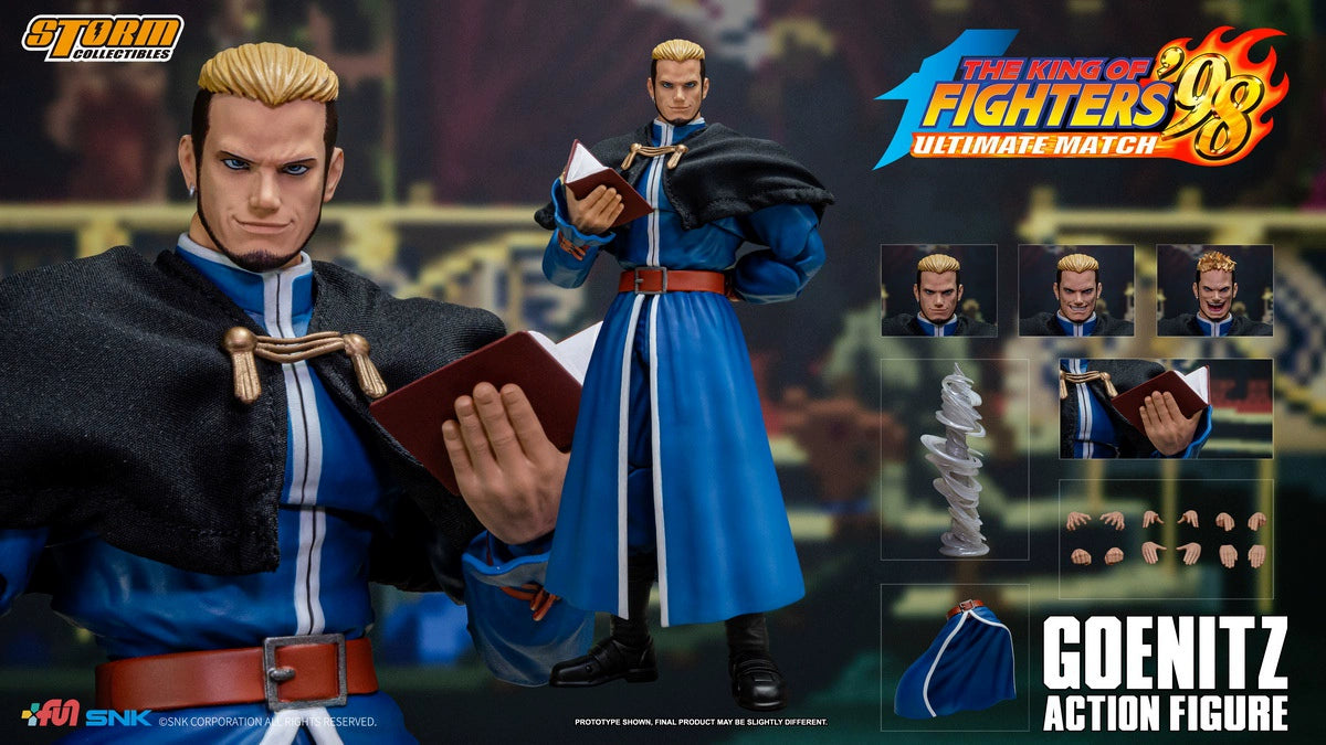 In-stock 1/12 Storm Collectibles SKKF11 KOF98' GOENITZ Action Figure